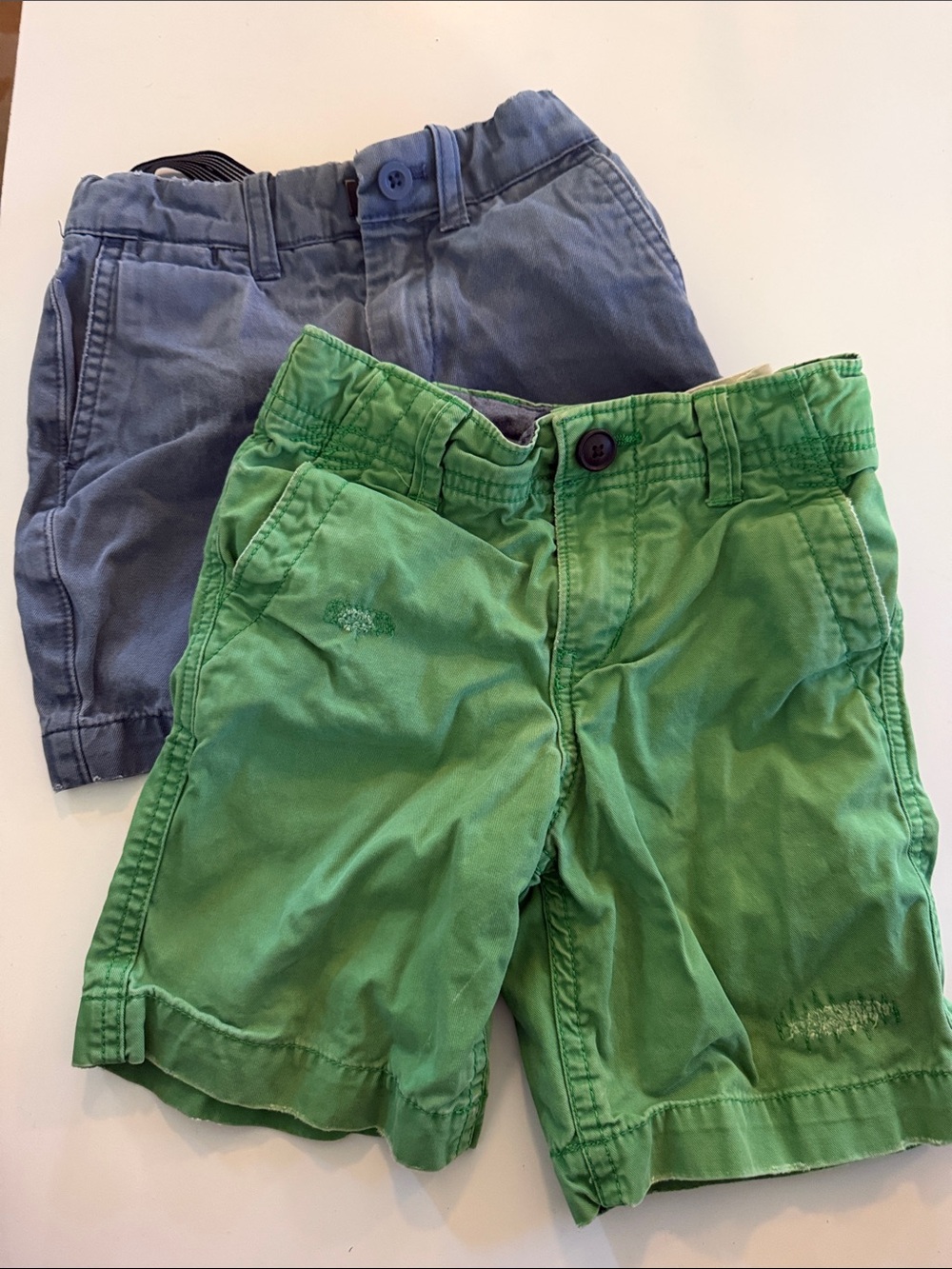 GAP Boys Green and Blue Casual Shorts Set